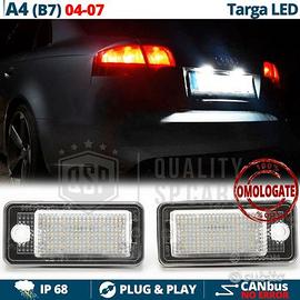 PLACCHETTE Luci TARGA LED PER Audi A4 B7 CANBUS