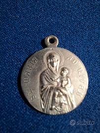 Medaglia Madonna e papa Pio XI