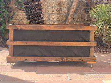 Fioriera legno 100x40x40