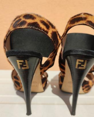 FENDI décolleté con plateau nr 38