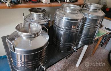 BIDONI Olio ACCIAIO INOX