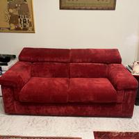 Divano rosso due posti