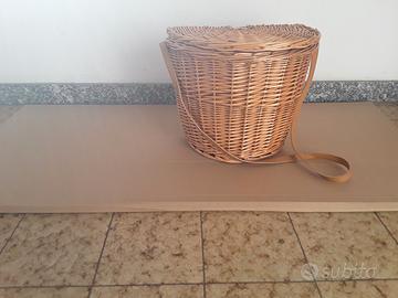 Cesto in vimini per raccolta funghi - NUOVO!