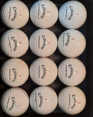 palle da golf Callaway chrome soft