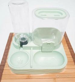 Dispenser 2 in 1 per Acqua e Cibo per Cani e Gatti