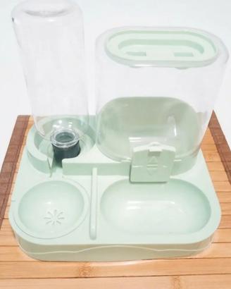 Dispenser 2 in 1 per Acqua e Cibo per Cani e Gatti