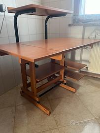 Scrivania porta PC Foppapedrett