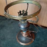 antica lampada in rame