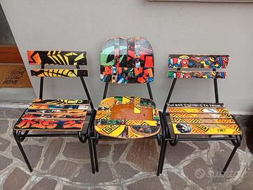 SEDIE SCOLASTICHE '70 INCOTRANO GLI SKATEBOARD 