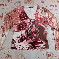 4 twinset mezza manica con cardigan coordinato