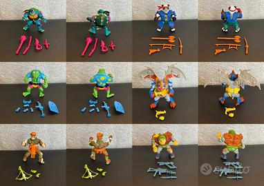 Mega Lotto 30 TMNT Playmates anni ’90 (RARO)