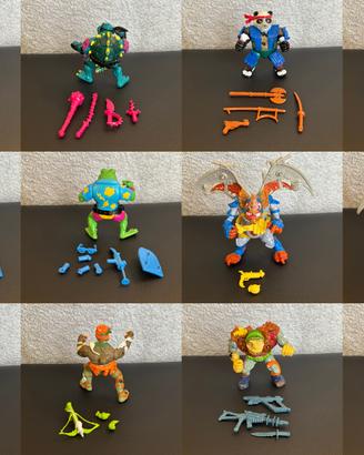 Mega Lotto 30 TMNT Playmates anni ’90 (RARO)
