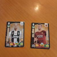Ronaldo e Dzeko carte andrenalin