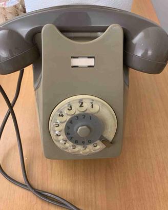 Telefono a disco da muro originale SIP anni '70