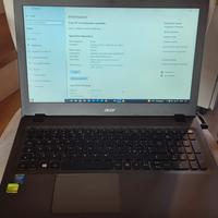 Portatile Acer con processore I7