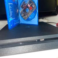 Console Ps4+ 1 Joystic  con cover+ God of war