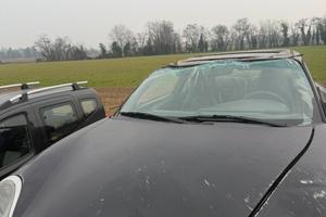 Porsche 996 incindentata