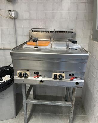 Friggitrice professionale 2 vasche