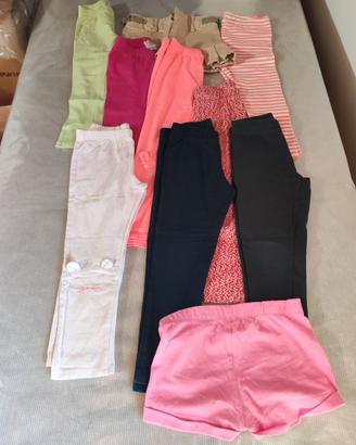 Magliette felpe calzoncini per bimbi/bimbe