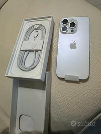 Iphone 16 pro bianco 128gb perfetto