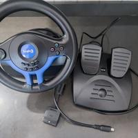 Volante PlayStation 2 con pedaliera