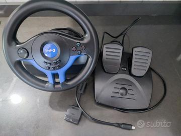 Volante PlayStation 2 con pedaliera