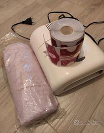 set lampada unghie uv