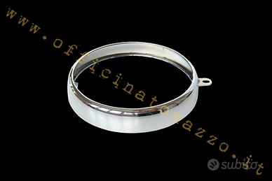 Cornice cromata fanale anteriore con marchio Siem 