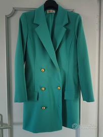 Blazer oversize turchese 