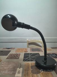 Lampada da scrivania vintage nera snodabile