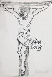 quadro a carboncino 