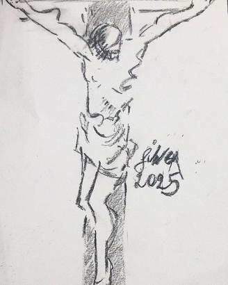quadro a carboncino 