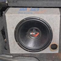 subwoofer e amplificatore jvc