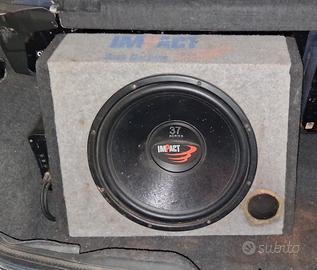 subwoofer e amplificatore jvc