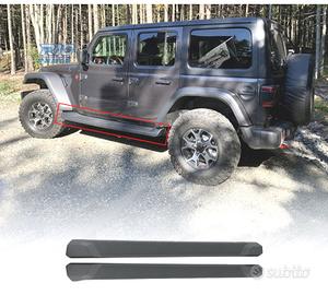 PEDANE LATERALI SOTTOPORTA JEEP WRANGLER 18-24