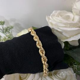 Bracciale Fune Corda Oro