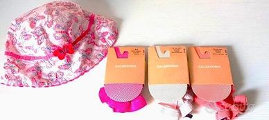 3 Collant Calzedonia Nuove e cappellino Monsoon
