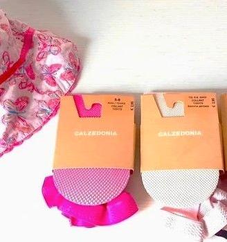 3 Collant Calzedonia Nuove e cappellino Monsoon