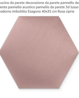 Pannelli parete imbottiti 3D – Rosa cipria – NUOVI