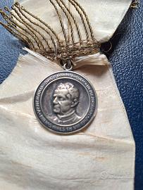 Don Bosco medaglia 1907 argento,Buenos Aires