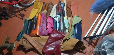 pellami vari colori a stock