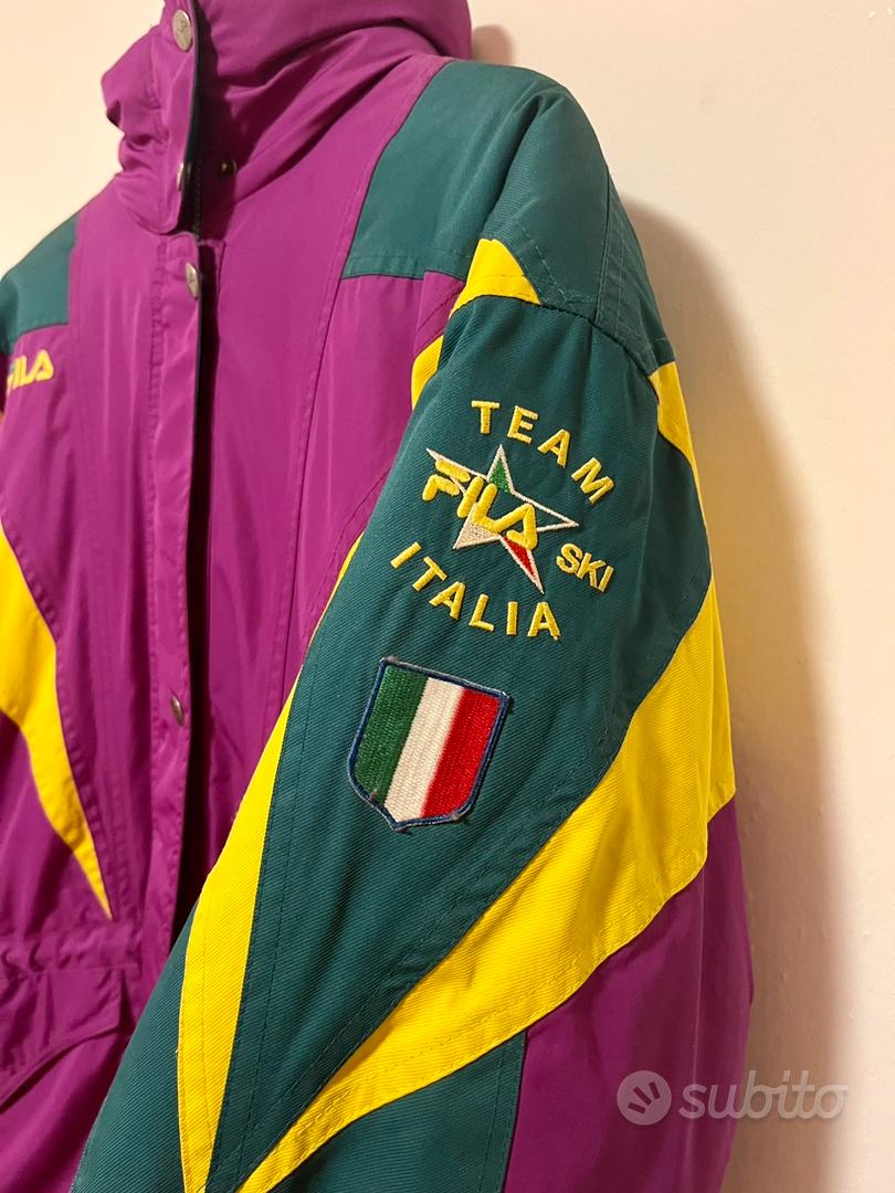 Alberto Tomba Giacca A Vento Fila Vintage Giacca FILA Sci