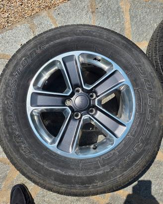 Ruote complete per jeep-wrangler sahara jl 