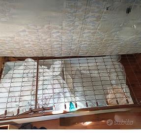 2 materassi e branda pieghevole 