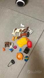Playmobil Accessori cucina posate animali cibo