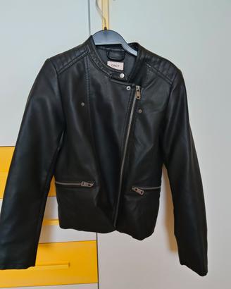Giacca in pelle tg. 12 anni 