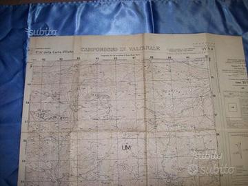 Grande carta topografica camporosso