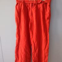 Pantaloni di Lino rosso 