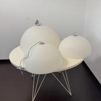 lampadari a cupola in policarbonato bianco