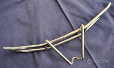 Piastra lunga per trapezi  da vela in acciaio inox